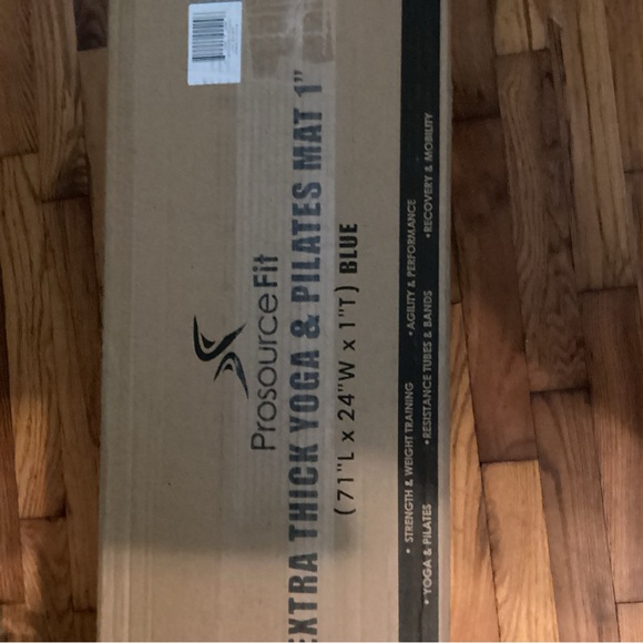 MAT YOGA, PROSOURCEFIT extra thick yoga and Pilates mat. Blue - Picture 8 of 9